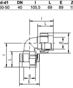IBG® FlexFit® Winkel 90° [d50]