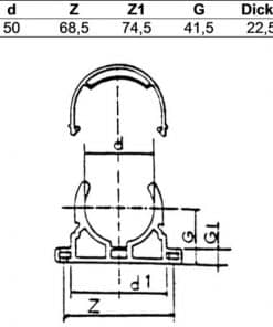 IBG® Rohrklemme [d50]